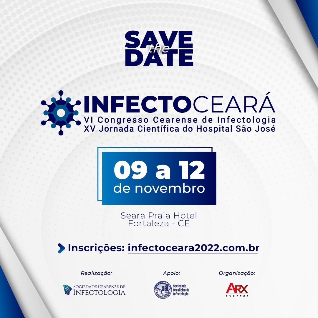 VI Congresso Cearense de Infectologia e a XV Jornada Científica do Hospital São José.